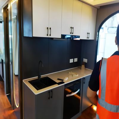 Prefab House Fast Install Steel Structure for Luxury Villa Space Capsule Container House
