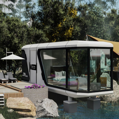 Prefab House Fast Install Steel Structure for Luxury Villa Space Capsule Container House