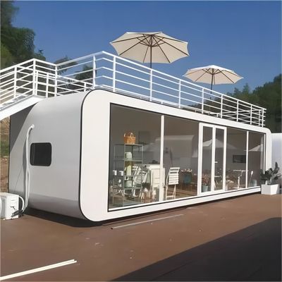 Online Technical Support House Apple 40Ft Outdoor Prefab Office Pod for Mobile Working