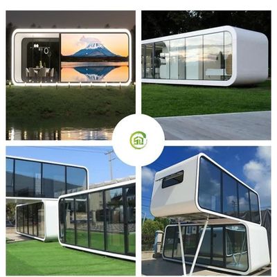 Villa Outdoor Living and Working Office Pod Apple Cabin Customized Modular Design Prefabricated Prefab House