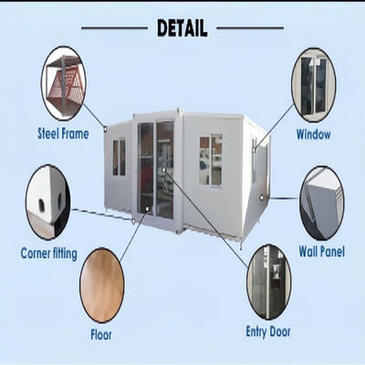 40FT Expandable Container House Prefabricated Modular Houses for Villa in Australia